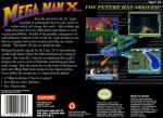 Mega Man X Box Art Back